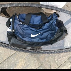 Blue Nike Duffel bag